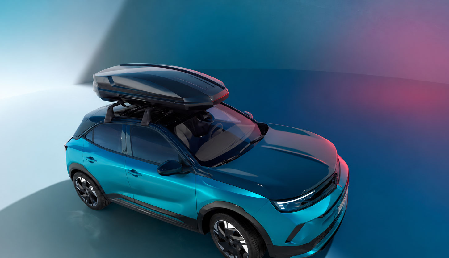 Strešný box Northline na vozidle Opel